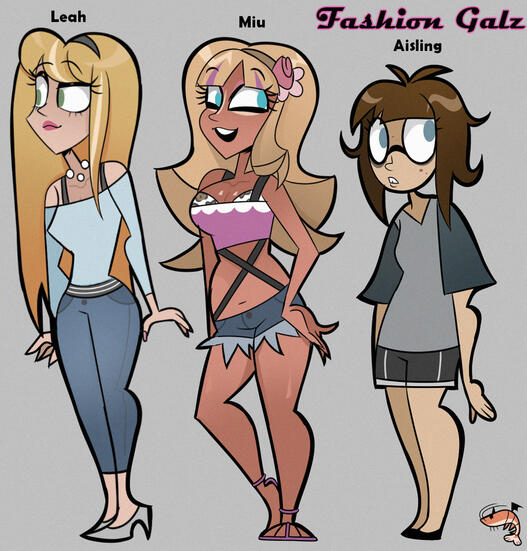 Leah, Miu, and Aisling