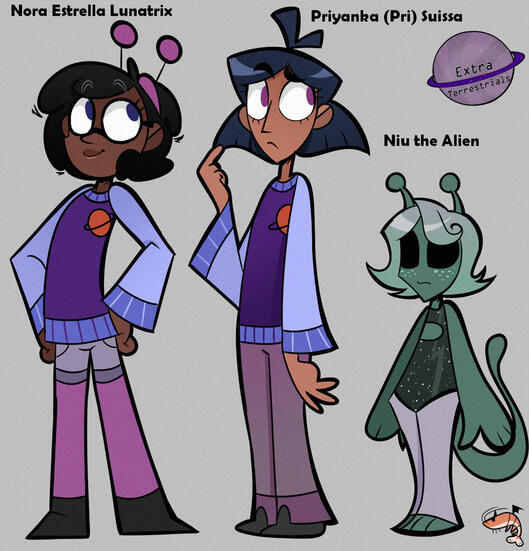 Nora, Priyanka, and Niu